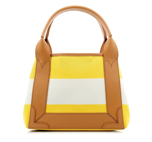 新作バレンシアガスーパーコピー【BALENCIAGA】大人気のXSストライプキャンバストート Yellow
