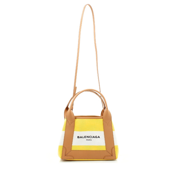新作バレンシアガスーパーコピー【BALENCIAGA】大人気のXSストライプキャンバストート Yellow
