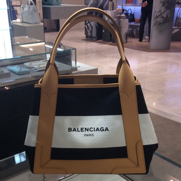 2016新色 BALENCIAGA バレンシアガスーパーコピー 2016 大人気 新作 キャンバスバッグ ボーダー