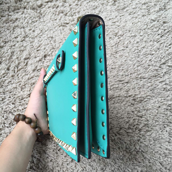 2016AW Valentino ヴァレンティノスーパーコピー Rockstud leather clutch IW10B0399NWB