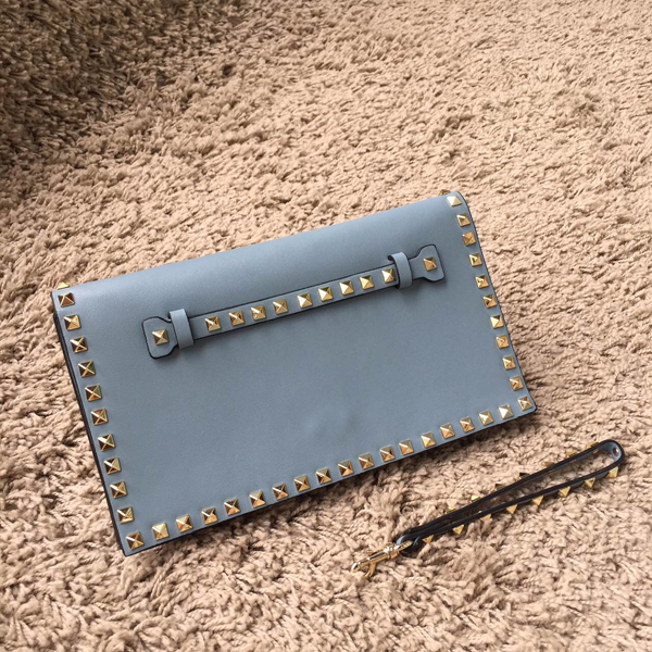2016AW Valentino ヴァレンティノスーパーコピー Rockstud leather clutch IW12B0399NWB