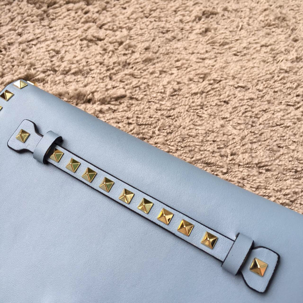 2016AW Valentino ヴァレンティノスーパーコピー Rockstud leather clutch IW12B0399NWB