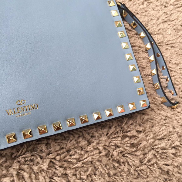 2016AW Valentino ヴァレンティノスーパーコピー Rockstud leather clutch IW12B0399NWB