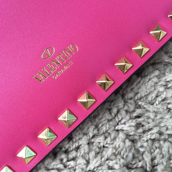 15新作 Valentino ヴァレンティノスーパーコピー Rockstud leather clutch IW13B0399NWB