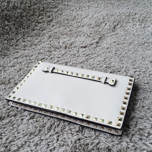 15新作 Valentino ヴァレンティノスーパーコピー Rockstud leather clutch IW14B0399NWB