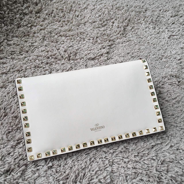 15新作 Valentino ヴァレンティノスーパーコピー Rockstud leather clutch IW14B0399NWB