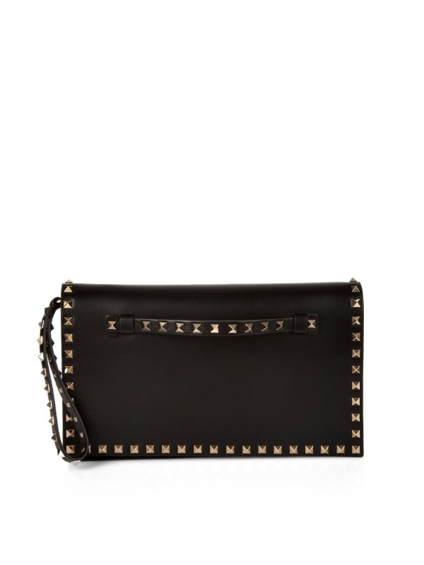 2016年春夏 Valentino ヴァレンティノスーパーコピー Rockstud leather clutch
