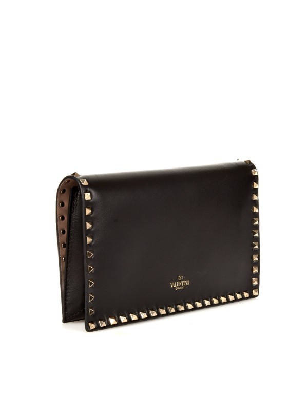 2016年春夏 Valentino ヴァレンティノスーパーコピー Rockstud leather clutch