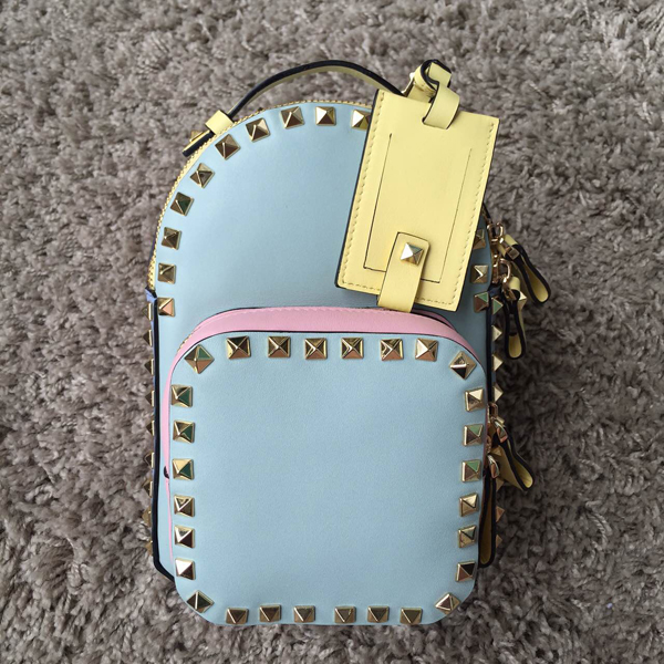 2016新作 【Valentino ヴァレンティノスーパーコピー】RockstudバックパックS パステル IW2B0859NOA