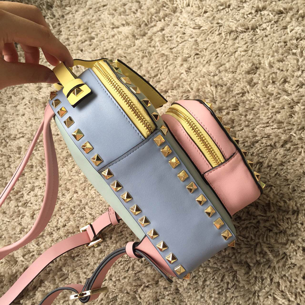 2016新作 【Valentino ヴァレンティノスーパーコピー】RockstudバックパックS パステル IW2B0859NOA