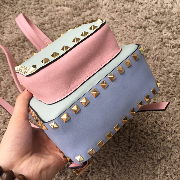 2016新作 【Valentino ヴァレンティノスーパーコピー】RockstudバックパックS パステル IW2B0859NOA