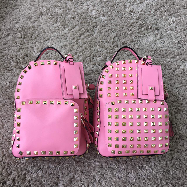 2016新作 Valentino ヴァレンティノスーパーコピーヴァレンティノ（バレンチノ)バックパック PINK