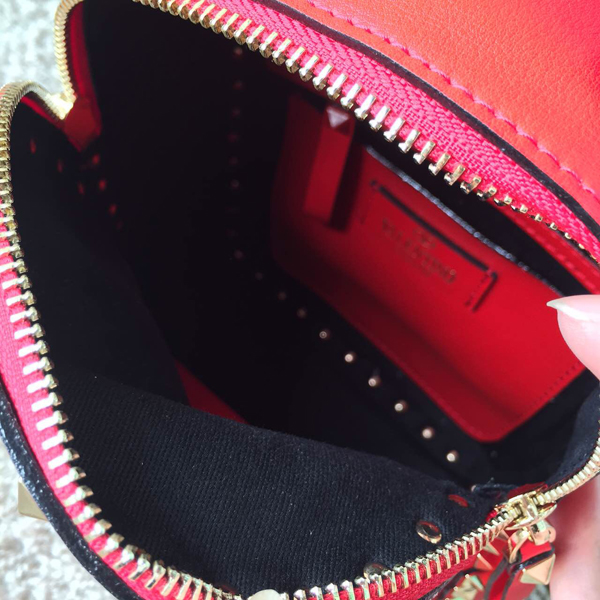 2016AW Valentino ヴァレンティノスーパーコピー★ 人気のロックスタッズバックパック ミニ Red