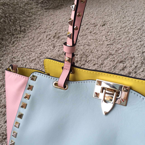 2016SS ☆Valentino ヴァレンティノスーパーコピー ヴァレンティノ☆ ROCKSTUD２WAYトート M/WATERCOLOR