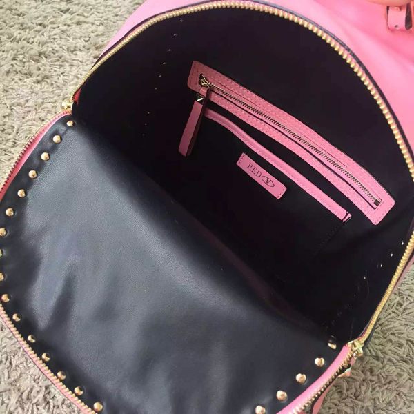 2016AW Valentino ヴァレンティノスーパーコピー ヴァレンティノ ロックスタッズ バックパック ピンク IW9B5399NWB