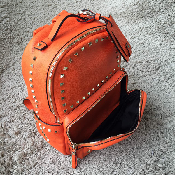 2016新作 Valentino ヴァレンティノスーパーコピー　バックパック　大 Orange！