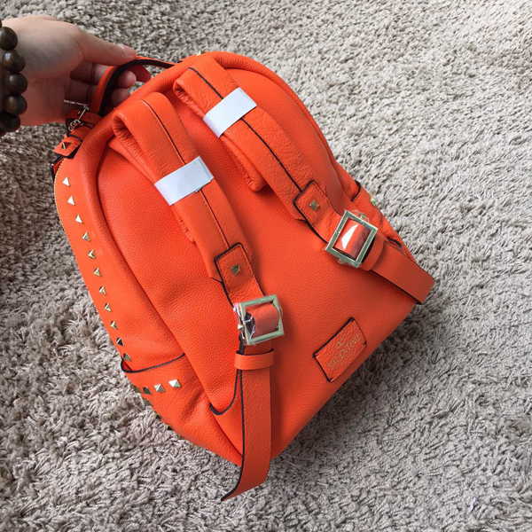 2016新作 Valentino ヴァレンティノスーパーコピー　バックパック　大 Orange！