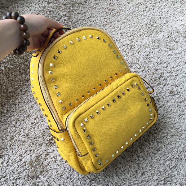 2016SS Valentino ヴァレンティノスーパーコピー　バックパック　大 Yellow！
