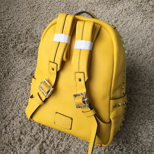 2016SS Valentino ヴァレンティノスーパーコピー　バックパック　大 Yellow！