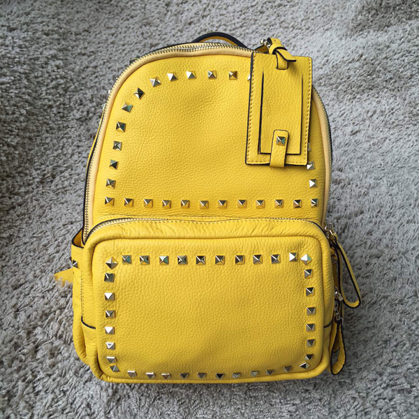2016SS Valentino ヴァレンティノスーパーコピー　バックパック　大 Yellow！