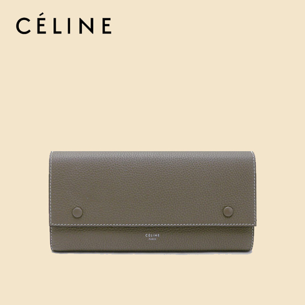 16最新 Celine セリーヌスーパーコピーバイカラー☆中がイエロー☆フラップ☆セリーヌ☆CELINE 101673