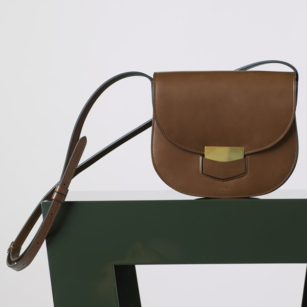 16新作 Celine セリーヌスーパーコピー SALE 大人気 CELINE TROTTEURスモール,Chestnut