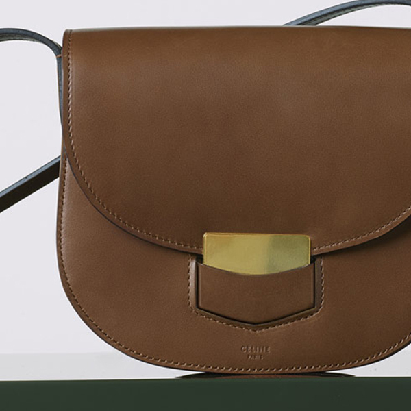 16新作 Celine セリーヌスーパーコピー SALE 大人気 CELINE TROTTEURスモール,Chestnut