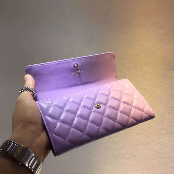 2016春夏新作 Chanel シャネルスーパーコピー《少数入荷 美グラデ 》 Zip Wallet