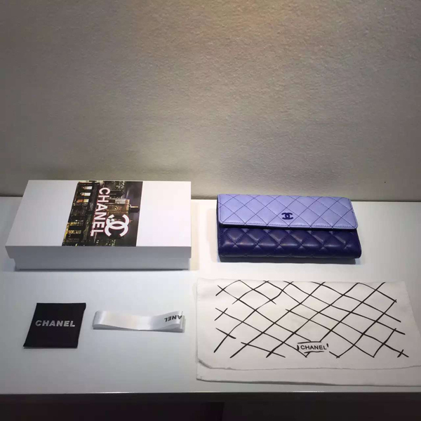 2016春夏新作 Chanel シャネルスーパーコピー 《少数入荷 美グラデ 》 Zip Wallet