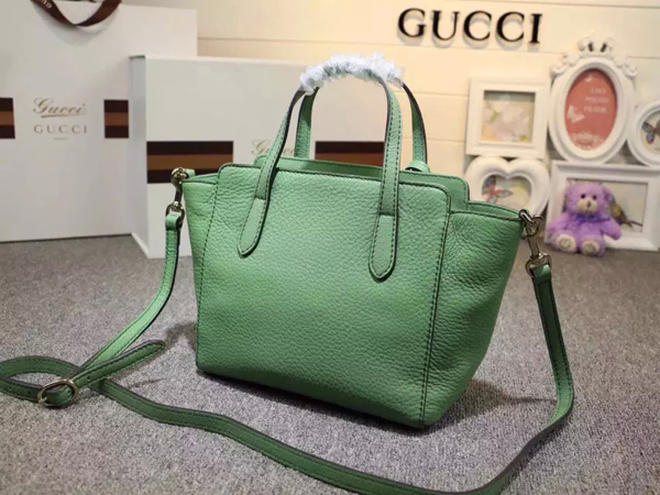 イチオシ★2016新作【 GUCCI 】グッチスーパーコピー swing mini leather top handle bag green