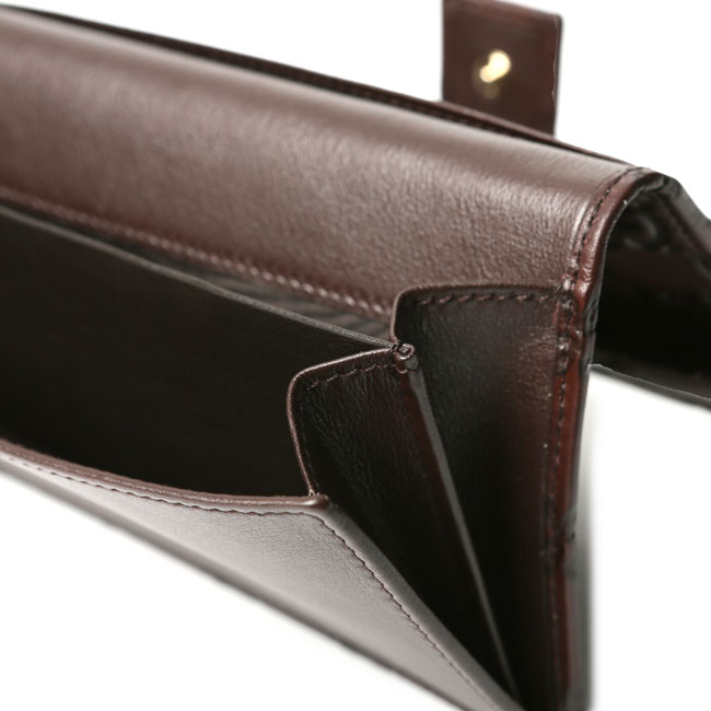 GUCCI グッチ 112715 A0V1G 2019 グッチシマレザー METAL BAR 長財布 チョコレー