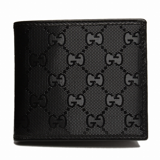 グッチ GUCCI 224122 FU49N 1000 インプリメ 2つ折財布 ブラック