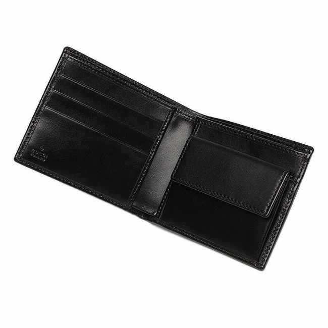 グッチ GUCCI 224122 FU49N 1000 インプリメ 2つ折財布 ブラック