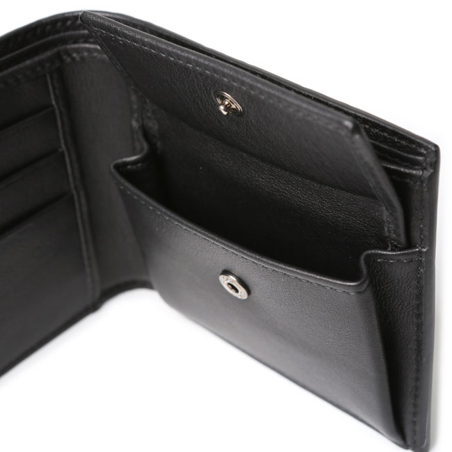 GUCCI グッチ 146223 A0V1R 1000 グッチシマレザー 2つ折財布 GUCCISSIMA ブラック
