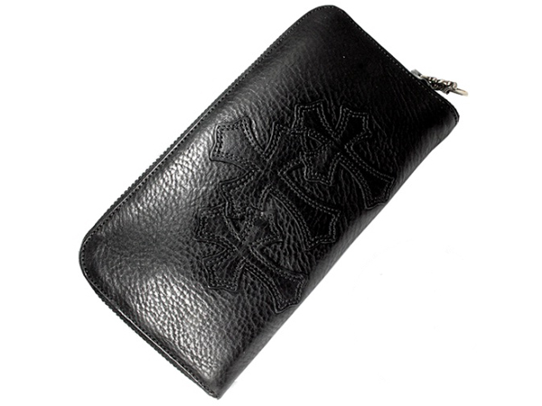 国内発/クロムハーツ/ベビーバンクローバー/ 小銭入れ分離/BLK Chromehearts62