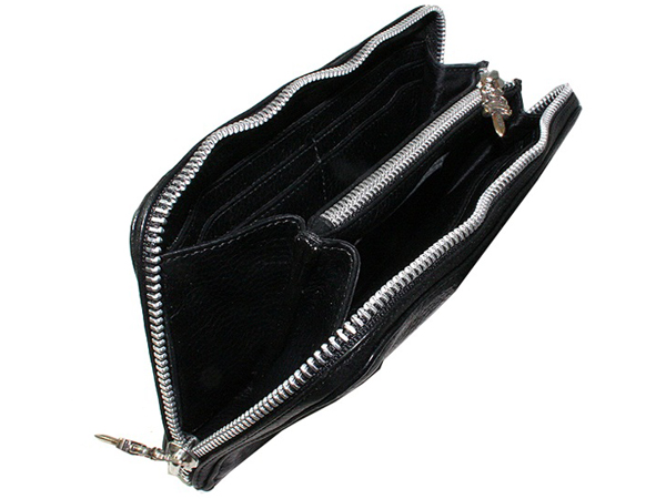 国内発/クロムハーツ/ベビーバンクローバー/ 小銭入れ分離/BLK Chromehearts62