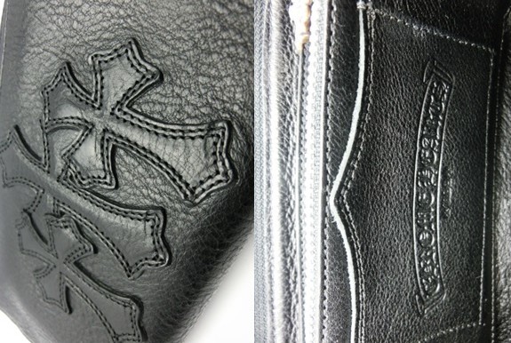国内発/クロムハーツ/ベビーバンクローバー/ 小銭入れ分離/BLK Chromehearts62