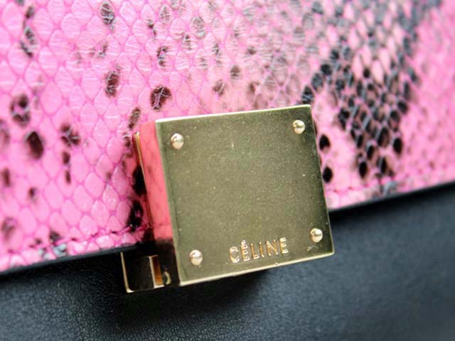 セリーヌ/CELINE/ レザートートバッグ/CABAS /ブラック×マルチカラー 16440 3lhd 20rp 
