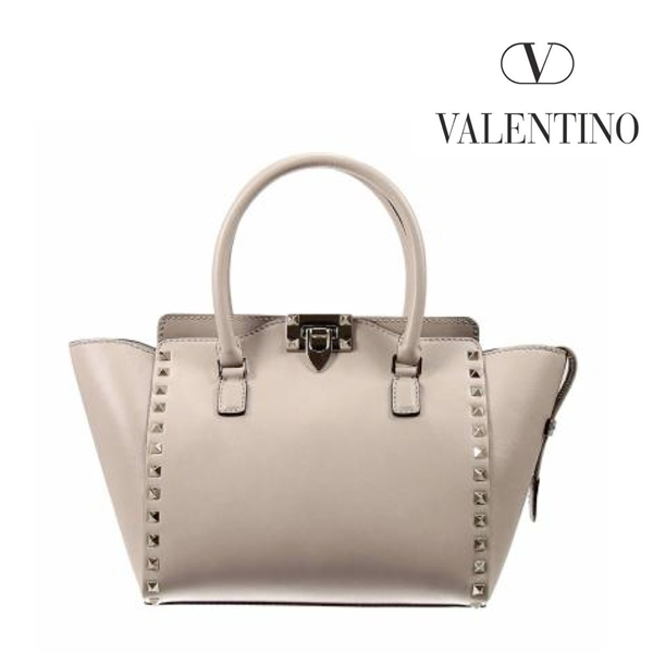 2016AW Valentino ヴァレンティノスーパーコピー スタッズ スモールサイズバッグ ベージュ