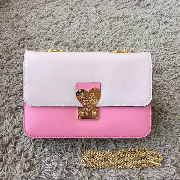 2016AW セレブ愛用者多数☆Valentino ヴァレンティノスーパーコピー☆ colorful
 L'Amour Leather Shoulder Bag