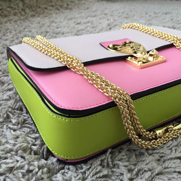2016AW セレブ愛用者多数☆Valentino ヴァレンティノスーパーコピー☆ colorful
 L'Amour Leather Shoulder Bag