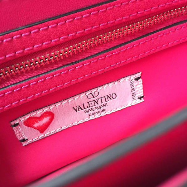 2016AW セレブ愛用者多数☆Valentino ヴァレンティノスーパーコピー☆ Rose Red
 L'Amour Leather Shoulder Bag