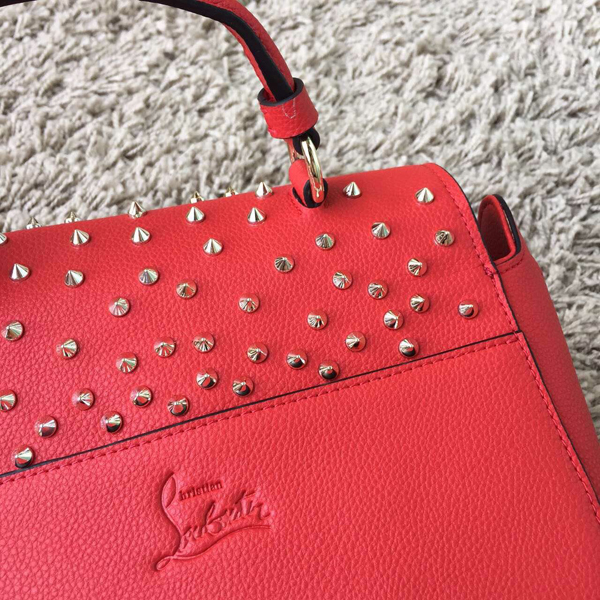 2016新作 Christian Louboutin クリスチャン ルブタンコピーたエレガントキュート Panettone Degradeスパイクバッグ Red
