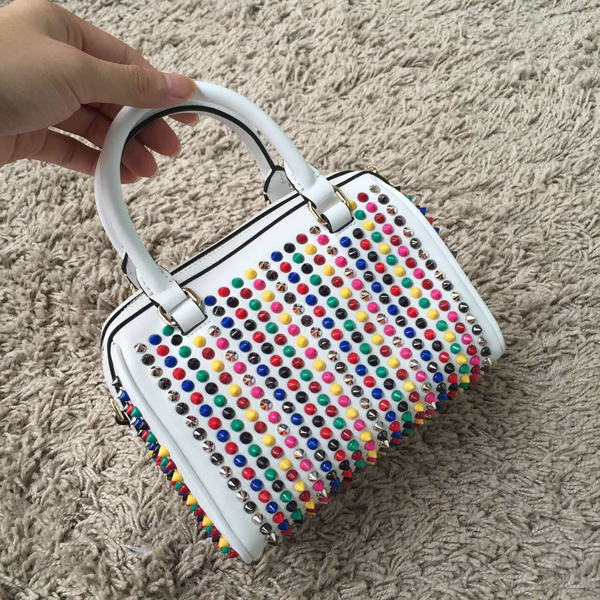 2016AW Christian Louboutin クリスチャン ルブタンコピーたエレガントキュート Panettone Degradeスパイクバッグ