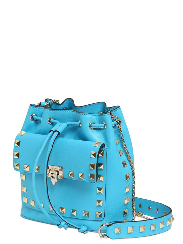 2016-17AW ∞∞ Valentino ヴァレンティノスーパーコピー∞∞ ロックスタッズバケットショルダーバッグ☆