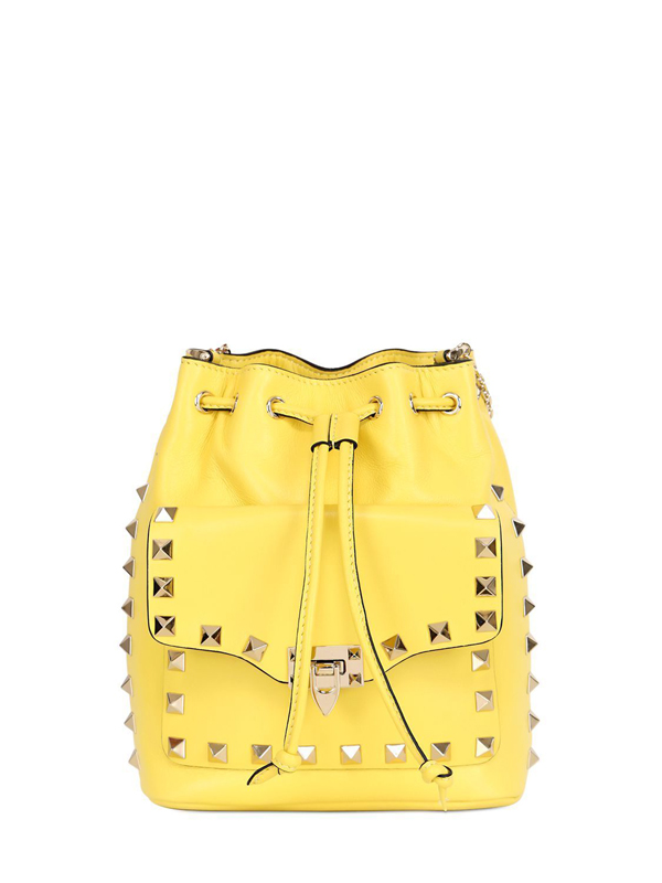 2016-17AW ∞∞ Valentino ヴァレンティノスーパーコピー∞∞ ロックスタッズバケットショルダーバッグ☆