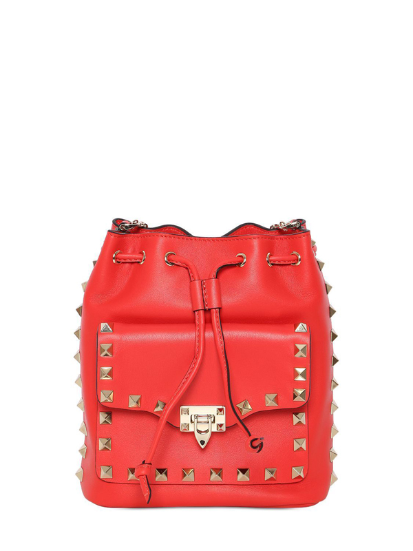 2016-17AW ∞∞ Valentino ヴァレンティノスーパーコピー∞∞ ロックスタッズバケットショルダーバッグ☆