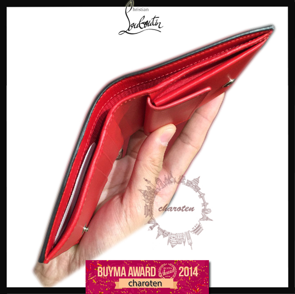 2016年春夏!クリスチャン ルブタン財布スーパーコピー Christian Louboutin お髭デザイン paros mustache 折り財布