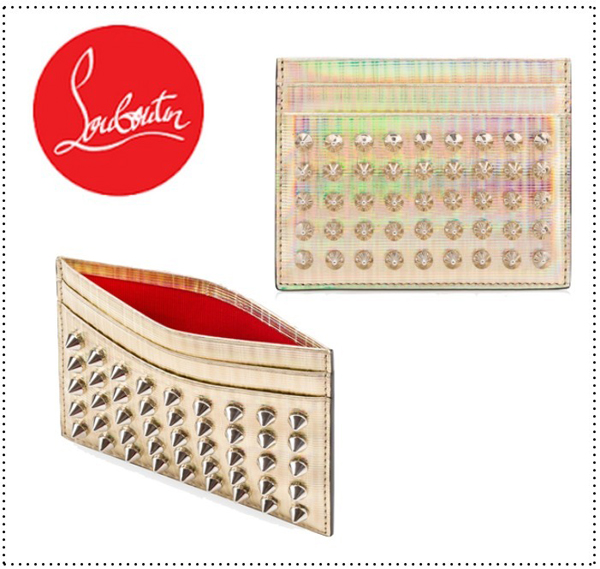 2016秋冬新作 Christian Louboutin クリスチャン ルブタン財布スーパーコピー スパイクカードケー