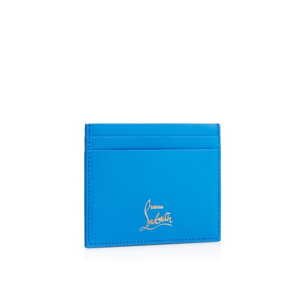15SS Christian Louboutin クリスチャン ルブタン財布スーパーコピー カードホルダー Kios ブル